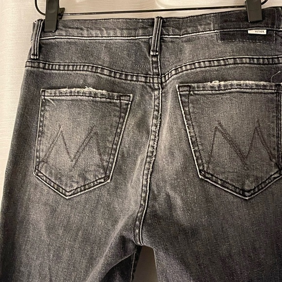 mother denim the insider crop step chew, pedal to the metal destroyed, Size 27 - Picture 8 of 16